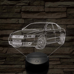 Audi A4 B6 (Sedan) – 7 színű, színváltós 3D LED lámpa