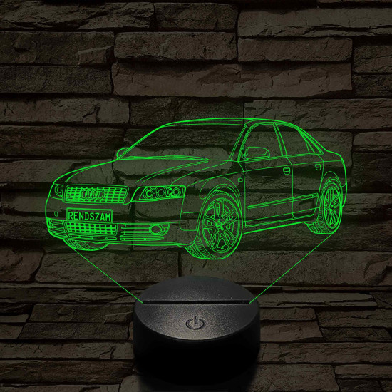 Audi A4 B6 (Sedan) – 7 színű, színváltós 3D LED lámpa