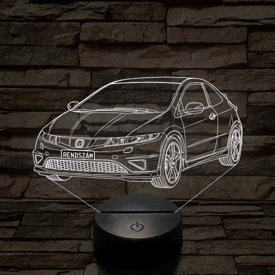 Honda Civic 1.4 Sport – 7 színű, színváltós LED lámpa
