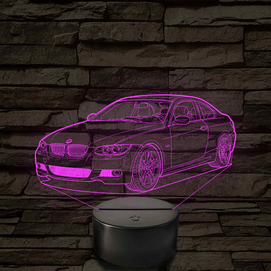 BMW E92 kupé – 7 színű, színváltós LED lámpa