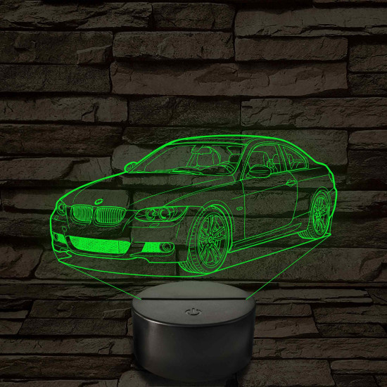 BMW E92 kupé – 7 színű, színváltós LED lámpa