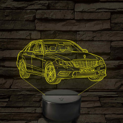 BlueEFFICIENCY Avantgarde autó - 7 színű, színváltós 3D led lámpa