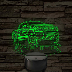 Ford Raptor – 7 színű, színváltós LED lámpa