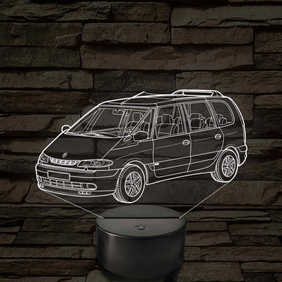 Renault Espace III – 7 színű, színváltós LED lámpa