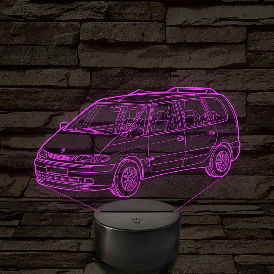 Renault Espace III – 7 színű, színváltós LED lámpa
