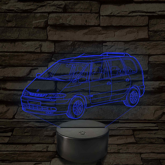 Renault Espace III – 7 színű, színváltós LED lámpa