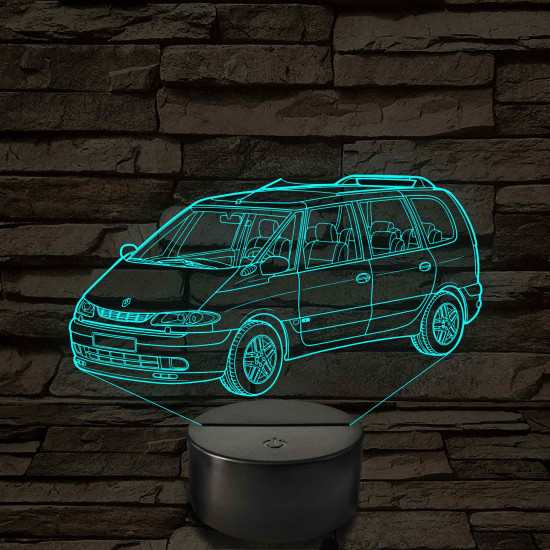 Renault Espace III – 7 színű, színváltós LED lámpa