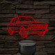 Lada 1500 S - 7 színű 3D led lámpa