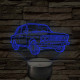 Lada 1500 S - 7 színű 3D led lámpa