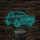 Lada 1500 S - 7 színű 3D led lámpa