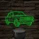 Lada 1500 S - 7 színű 3D led lámpa