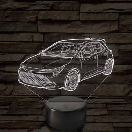 2023 Toyota Corolla – 7 színű, színváltós LED lámpa