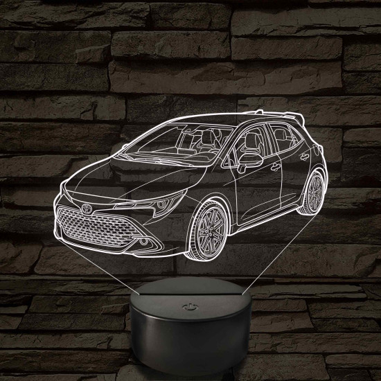2023 Toyota Corolla – 7 színű, színváltós LED lámpa