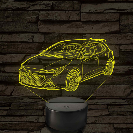 2023 Toyota Corolla – 7 színű, színváltós LED lámpa