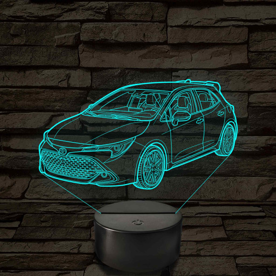 2023 Toyota Corolla – 7 színű, színváltós LED lámpa