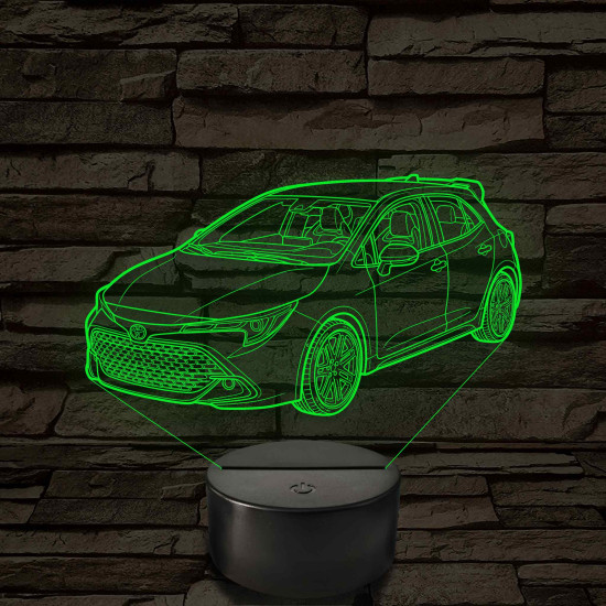 2023 Toyota Corolla – 7 színű, színváltós LED lámpa