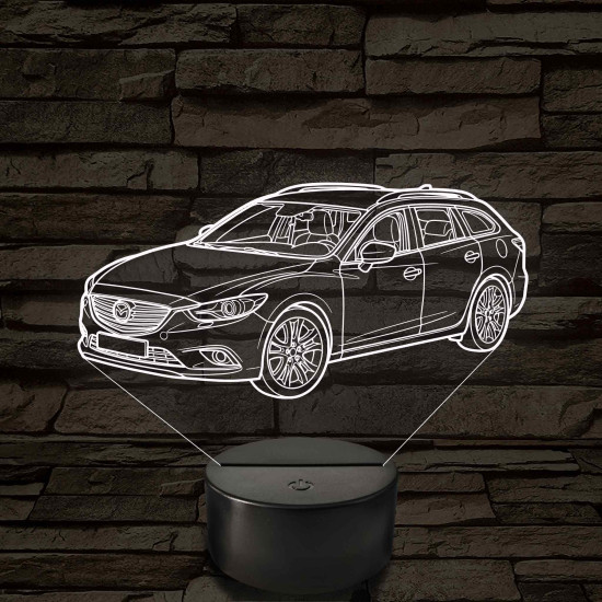 Mazda 6 Kombi – 7 színű, színváltós LED lámpa