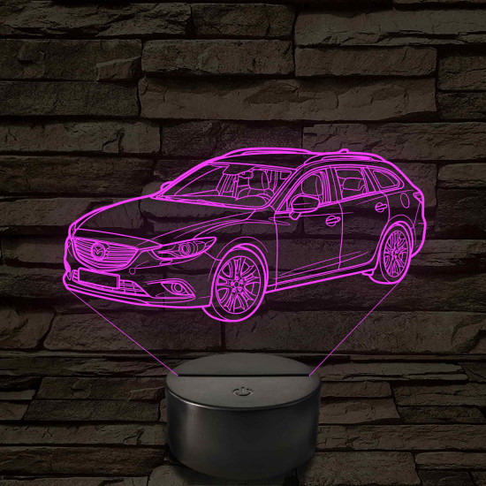 Mazda 6 Kombi – 7 színű, színváltós LED lámpa