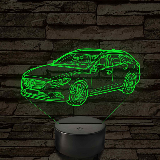 Mazda 6 Kombi – 7 színű, színváltós LED lámpa