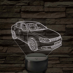 VW Jetta 6 TSI – 7 színű, színváltós LED lámpa