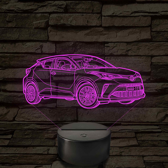 Toyota C-HR – 7 színű, színváltós LED lámpa