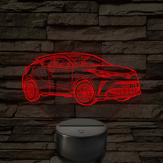 Toyota C-HR – 7 színű, színváltós LED lámpa