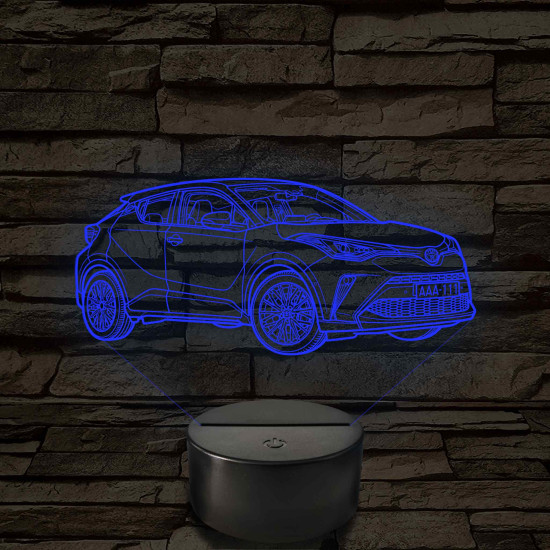 Toyota C-HR – 7 színű, színváltós LED lámpa