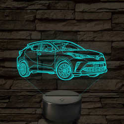 Toyota C-HR – 7 színű, színváltós LED lámpa