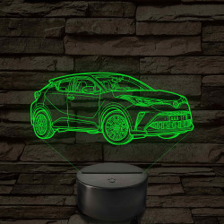 Toyota C-HR – 7 színű, színváltós LED lámpa