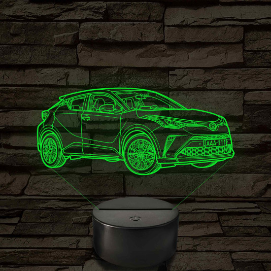 Toyota C-HR – 7 színű, színváltós LED lámpa
