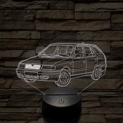 Skoda Felicia kombi 1999 – 7 színű, színváltós 3D LED lámpa