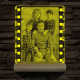 Egyedi fotógravírozás film negatívos kerettel fatalpban 7 színű 3D led lámpa