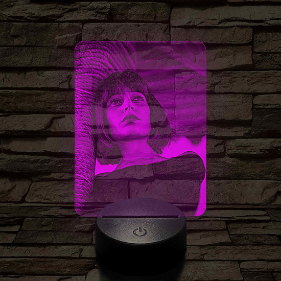 Hasznos Egyedi Nőnapi Fotós Ajándék 7 színű 3D led lámpa