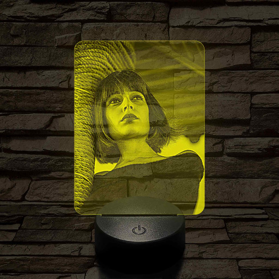 Hasznos Egyedi Nőnapi Fotós Ajándék 7 színű 3D led lámpa