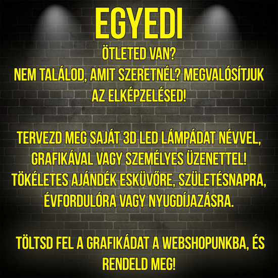 Tervezd meg saját elképzelésű egyedi lámpádat!