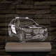 Rendőrségi rendszámos SUV fatalppal 7 színű 3D led lámpa