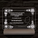 Nőnapi virágos-keretes egyedi személyre szabott 20 cm fa talppal 7 színű 3D led lámpa