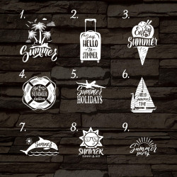 Szeretem a nyarat mintaválasztós 7 színű 3D led lámpa