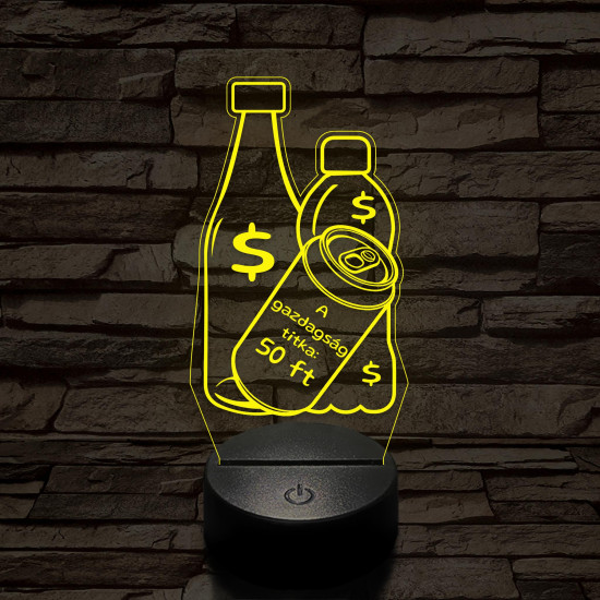 A gazdagság titka: 50 ft 7 színű 3D led lámpa