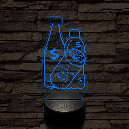 A gazdagság titka: 50 ft 7 színű 3D led lámpa