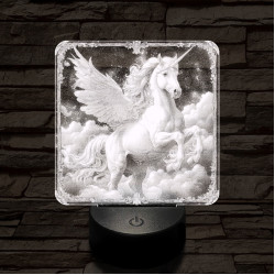 Pegazus tündöklése 7 színű valósághű 3D led lámpa