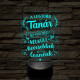 A legjobb tanár – 7 színű 3D LED lámpa