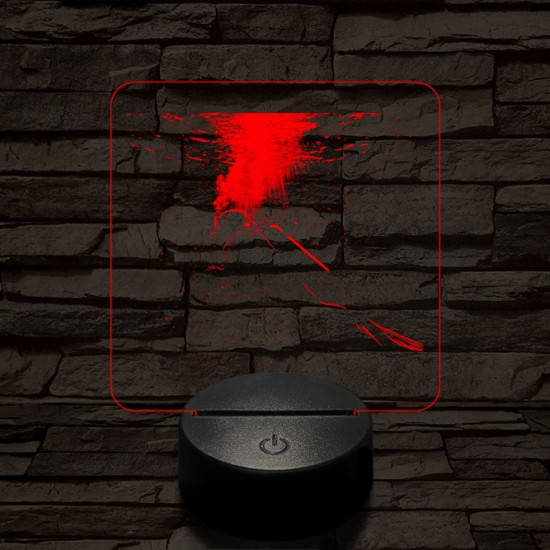 Búvár 3D led lámpa