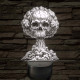 Atomfelhő koponyával – 7 színű, színváltós 3D LED lámpa