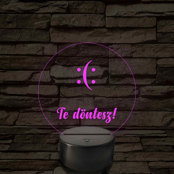 Te döntesz - 7 színű, színváltós  3D led lámpa