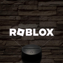 Roblox logo 7 színű 3D led lámpa