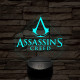 Assassin's creed logo 7 színű 3D led lámpa