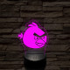 Angry Birds Red 7 színű 3D led lámpa