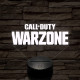 Call of Duty Warzone logo 7 színű 3D led lámpa