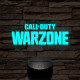 Call of Duty Warzone logo 7 színű 3D led lámpa